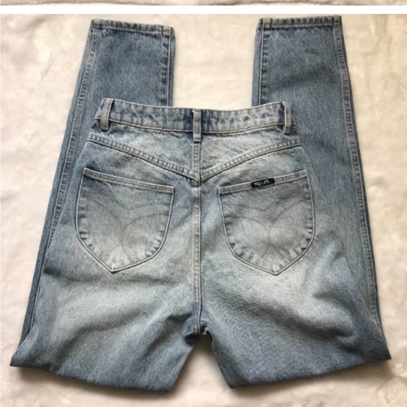 Rolla's Women's‎ Garage Blue Denim Super High Rise Relaxed Elle Jeans Size 26 - Picture 11 of 12